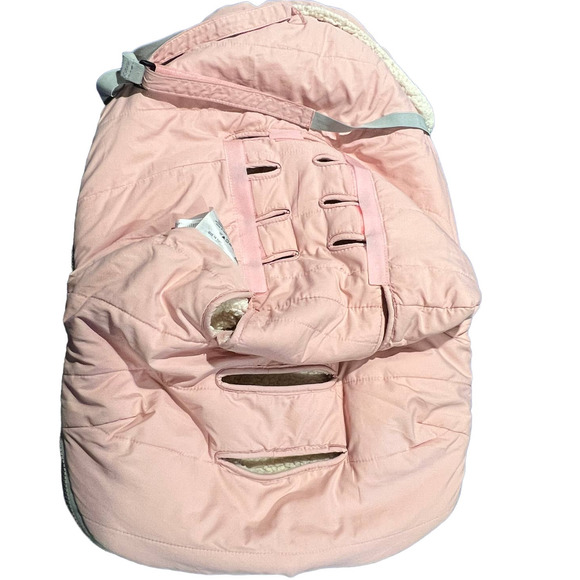 JJ Cole Infant Urban Bundleme Car Seat & Stroller Cover Pink Bunting Bag Sack - Picture 2 of 8